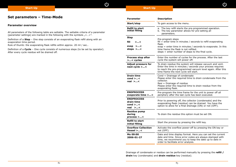 Set parameters – time-mode | Heidolph Automatic Module Distimatic User Manual | Page 42 / 52