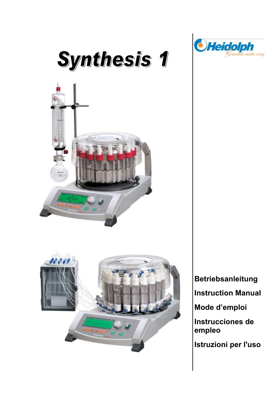 Heidolph Synthesis 1 User Manual | 268 pages