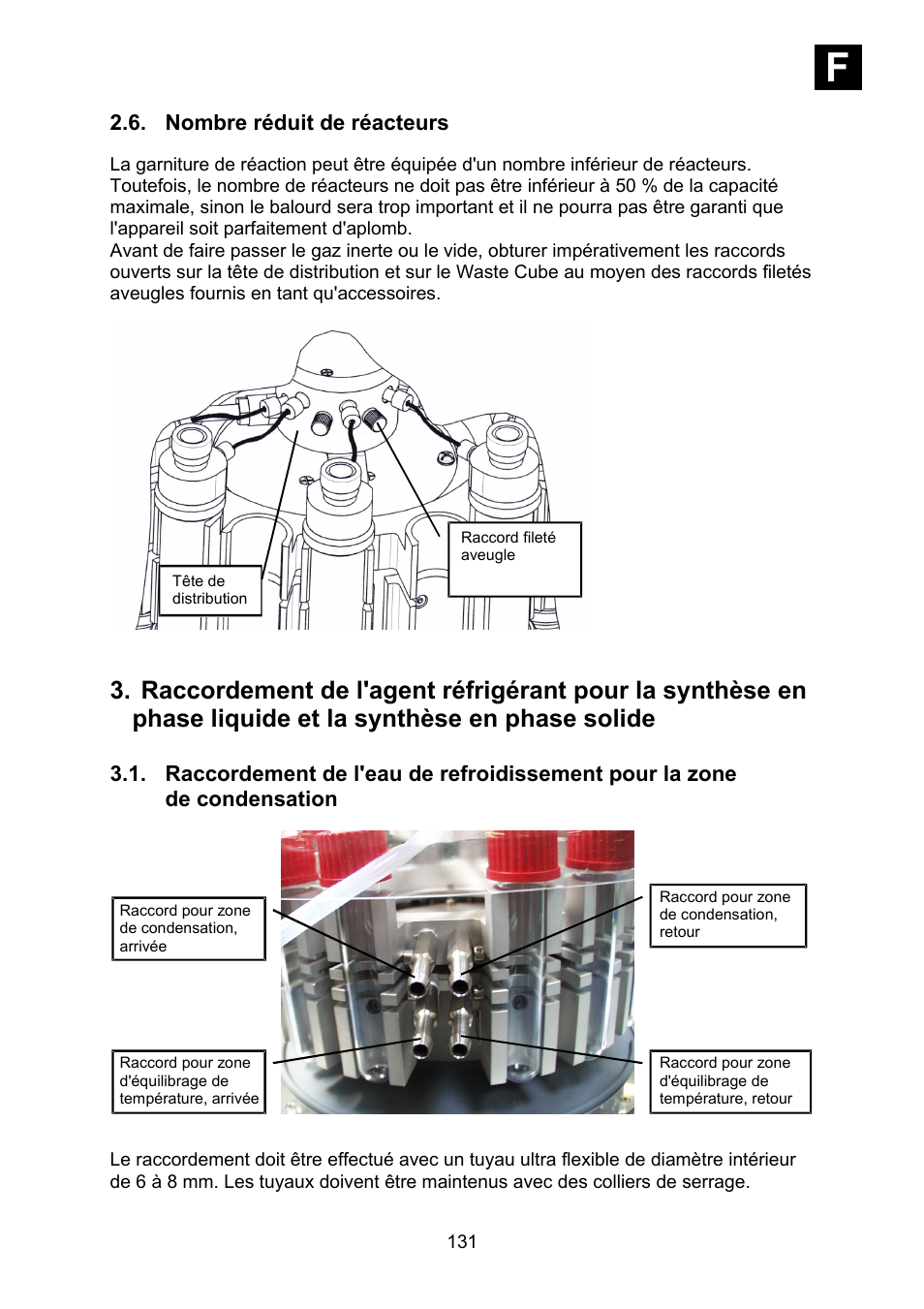 Nombre réduit de réacteurs, If i | Heidolph Synthesis 1 User Manual | Page 131 / 268