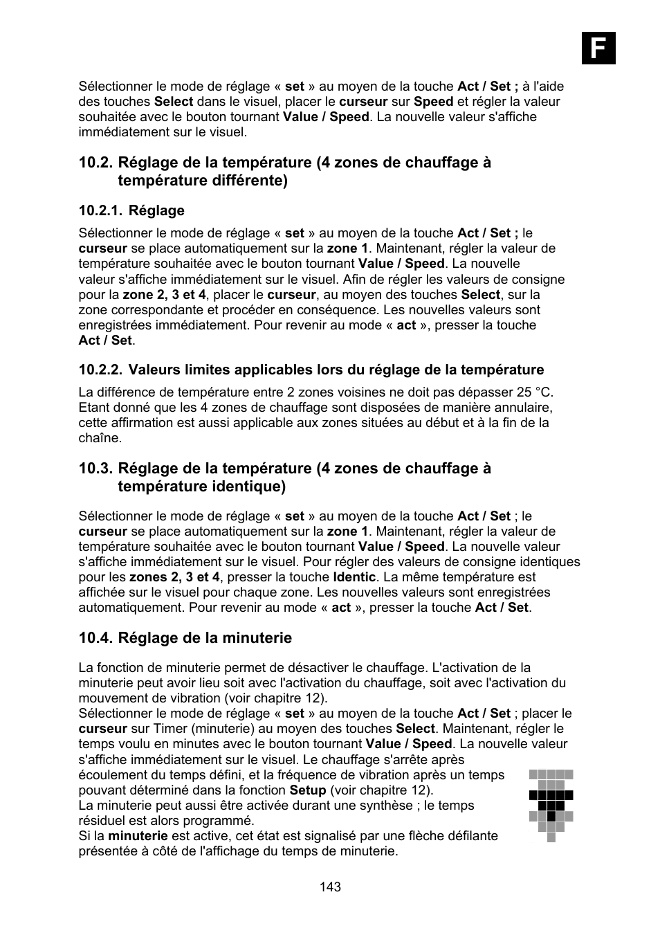 Réglage, Réglage de la minuterie, If i | Heidolph Synthesis 1 User Manual | Page 143 / 268