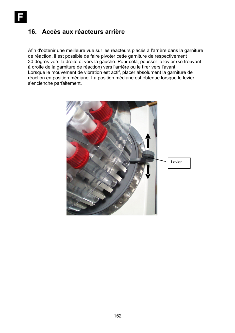 Accès aux réacteurs arrière, If i | Heidolph Synthesis 1 User Manual | Page 152 / 268