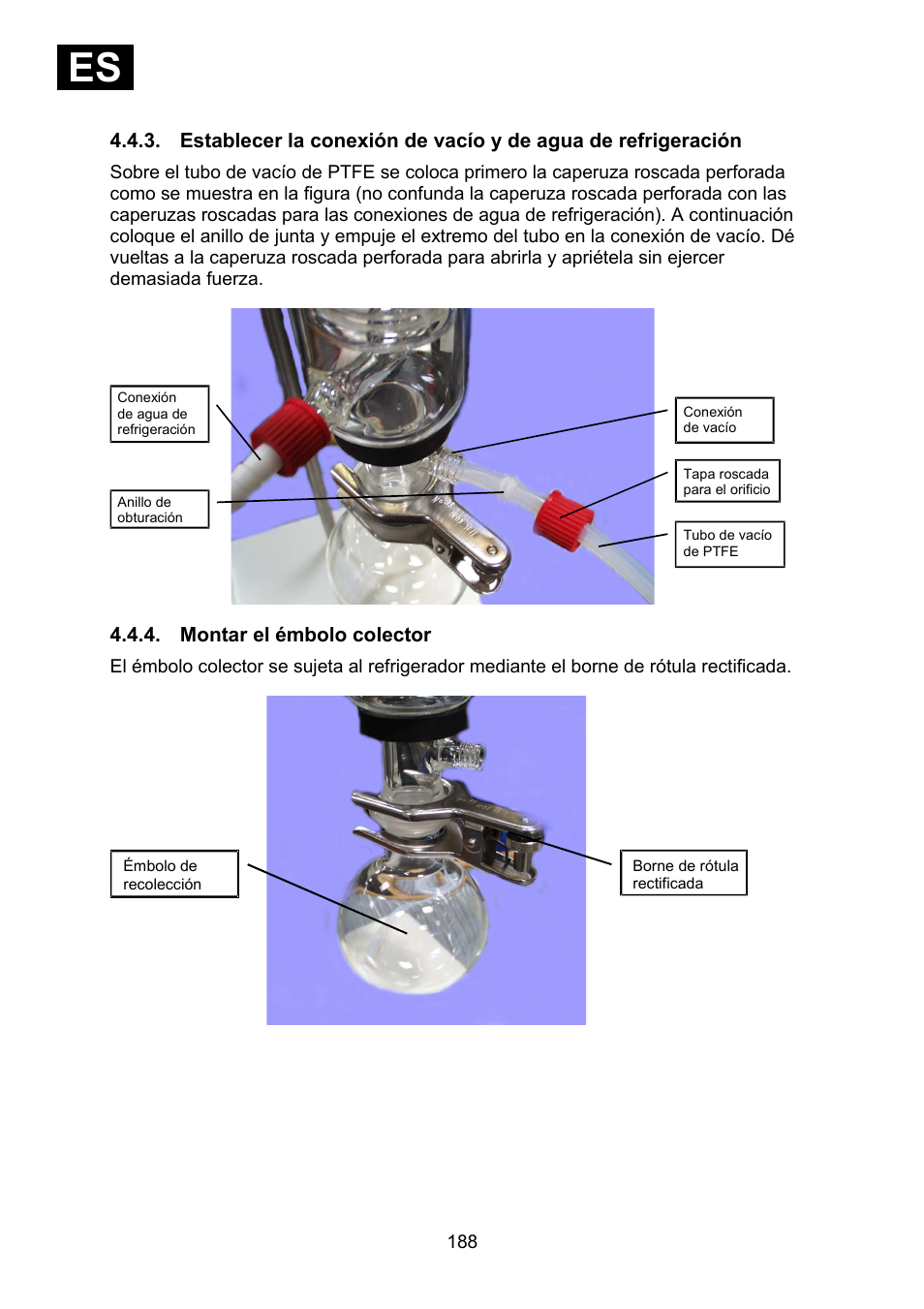 Montar el émbolo colector, Ies i | Heidolph Synthesis 1 User Manual | Page 188 / 268