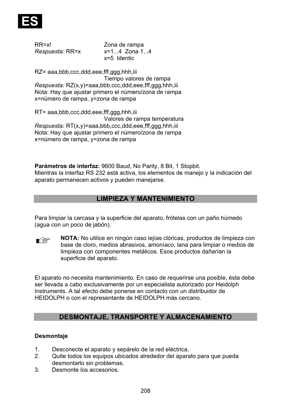 Ies i | Heidolph Synthesis 1 User Manual | Page 208 / 268