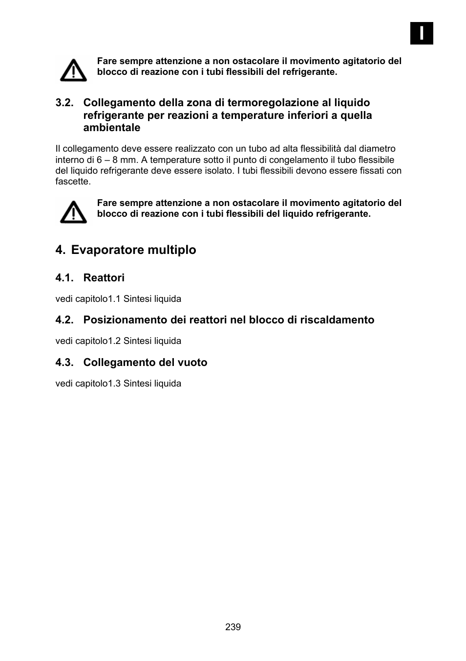 Evaporatore multiplo, Reattori, Collegamento del vuoto | Heidolph Synthesis 1 User Manual | Page 239 / 268