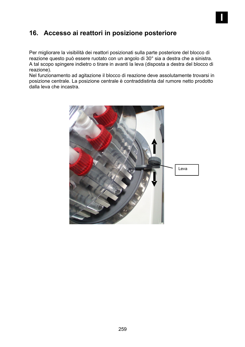 Accesso ai reattori in posizione posteriore | Heidolph Synthesis 1 User Manual | Page 259 / 268