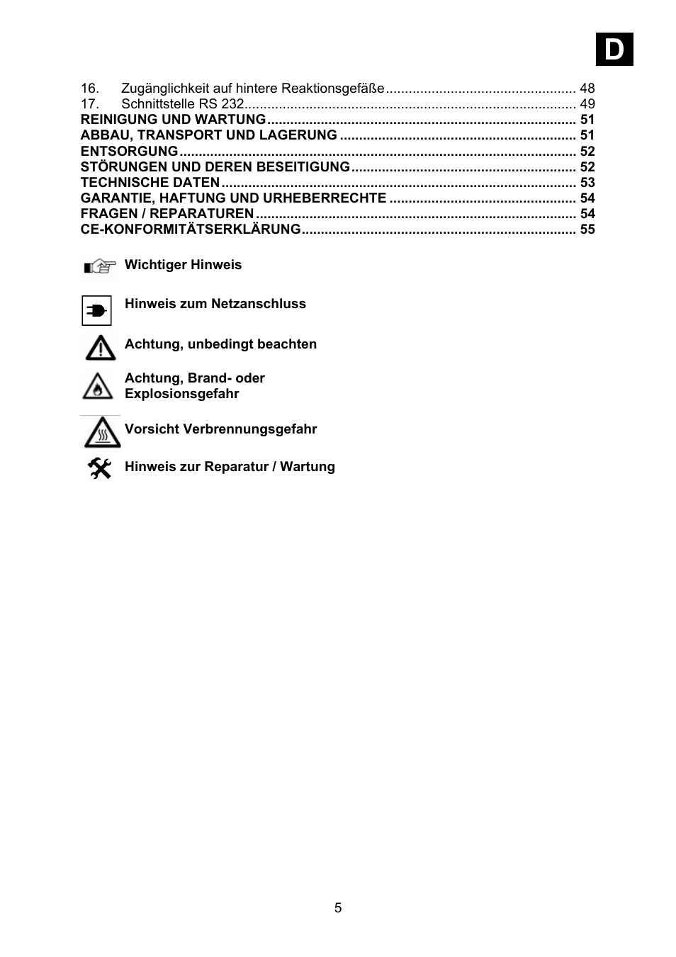 Id i | Heidolph Synthesis 1 User Manual | Page 5 / 268