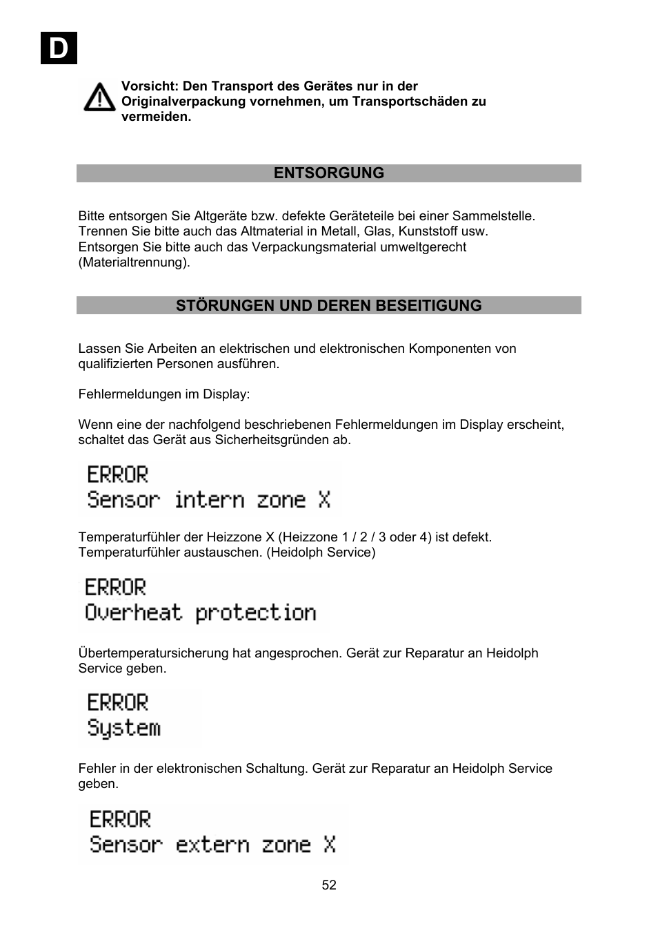 Id i | Heidolph Synthesis 1 User Manual | Page 52 / 268