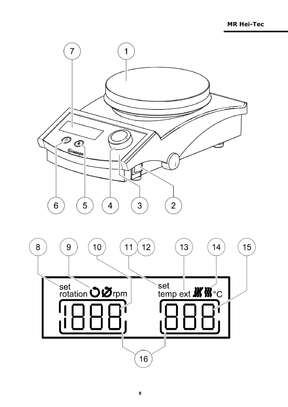 Mr hei-tec | Heidolph MR Hei-Tec User Manual | Page 6 / 39