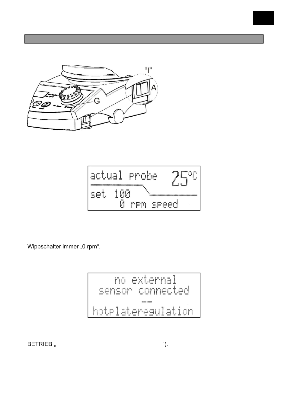 Betrieb, Gerät einschalten | Heidolph MR Hei-End User Manual | Page 11 / 124
