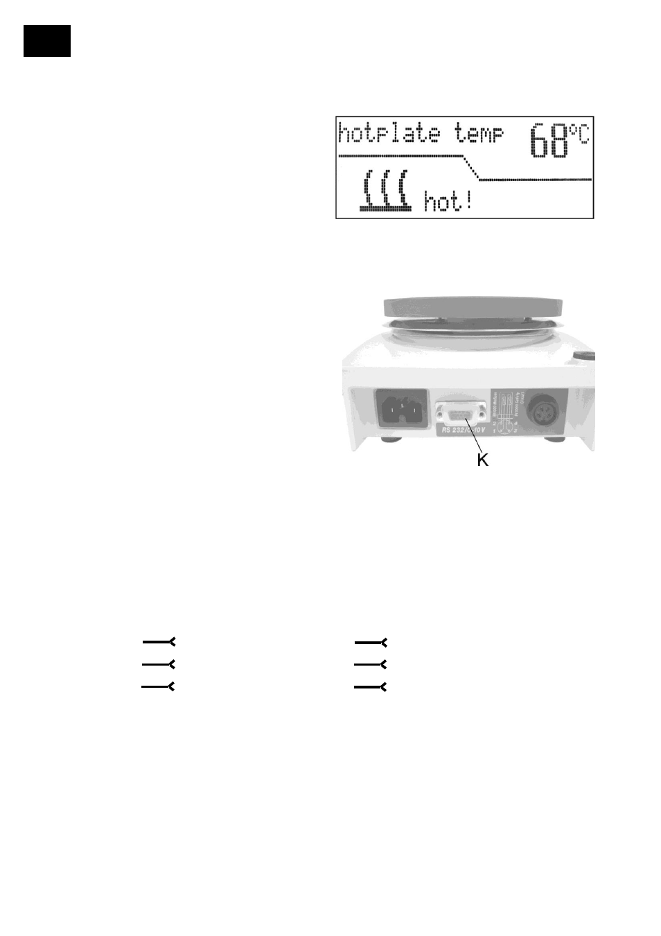 Collegamento delle interfacce, 1 interfaccia rs232 | Heidolph MR Hei-End User Manual | Page 112 / 124