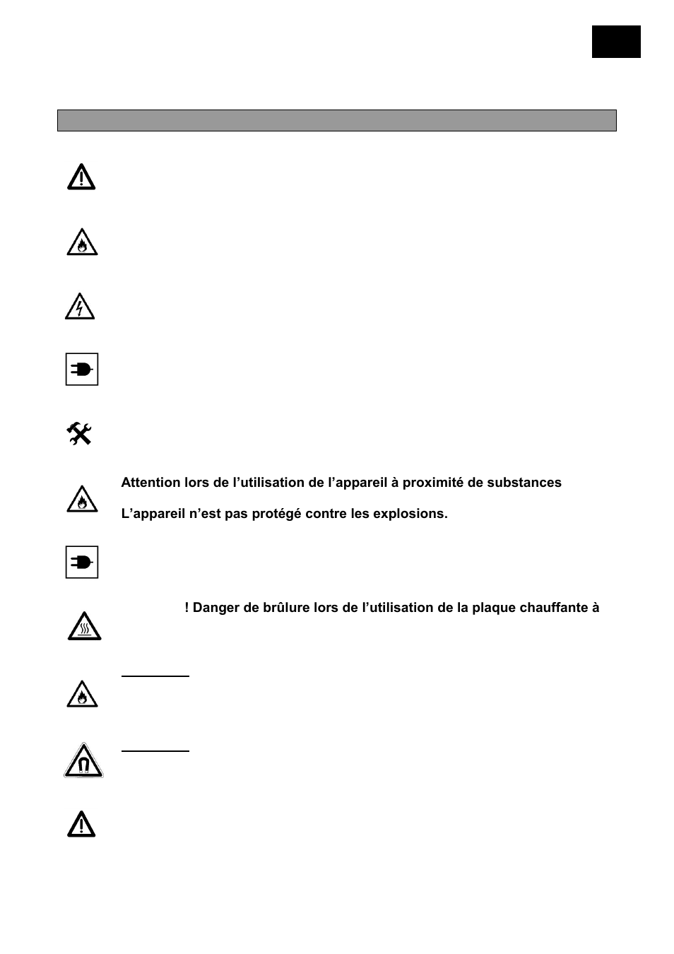 Consignes de sécurité | Heidolph MR Hei-End User Manual | Page 53 / 124