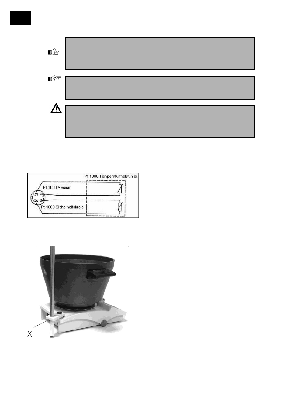 Affectation des raccords pt 1000, Montage avec un porte-bain | Heidolph MR Hei-End User Manual | Page 56 / 124