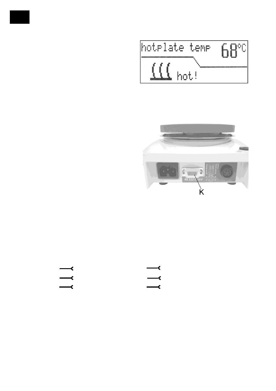 Conexión de las interfaces, 1 interfaz rs232 | Heidolph MR Hei-End User Manual | Page 88 / 124