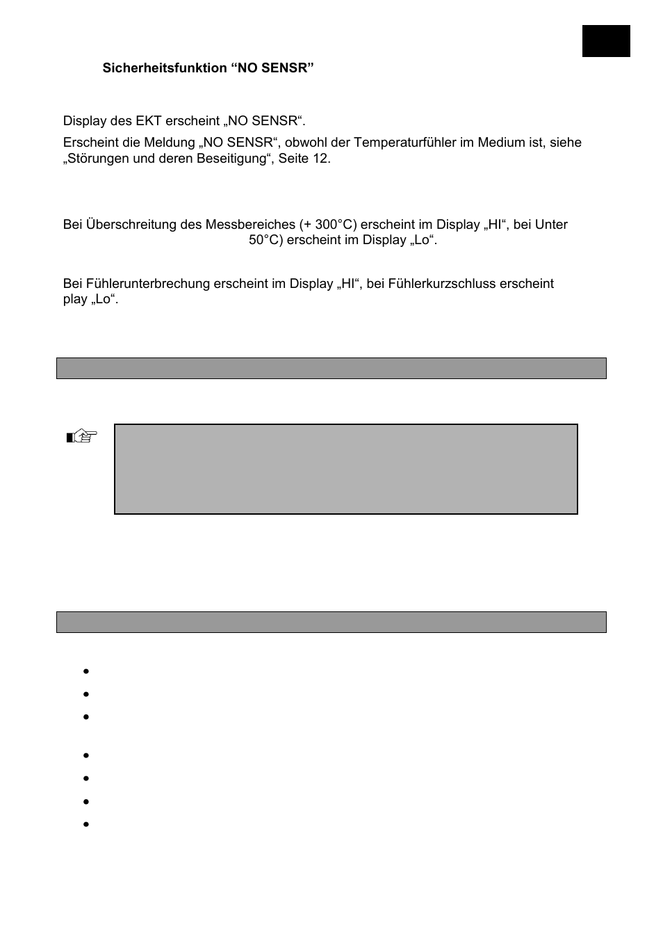 Messbereichsüberwachung, Fühlerüberwachung, Reinigung und wartung | Demontage, transport und lagerung | Heidolph EKT Hei-Con G User Manual | Page 11 / 78