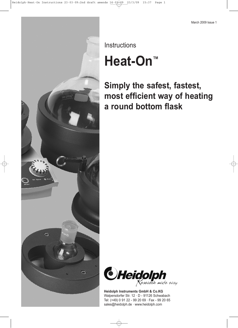 Heidolph Heat-On User Manual | 13 pages