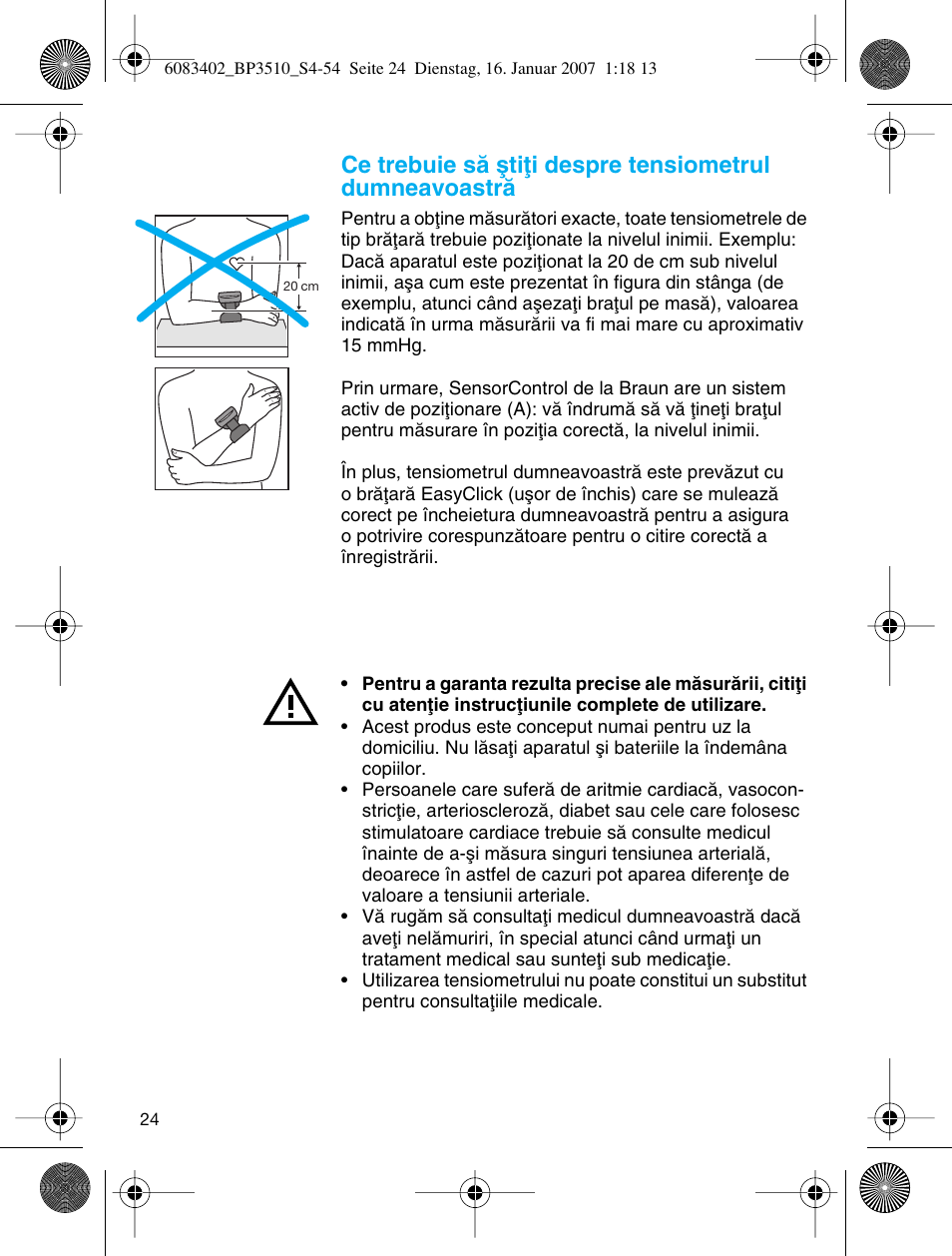 Braun BP3510 User Manual | Page 24 / 53