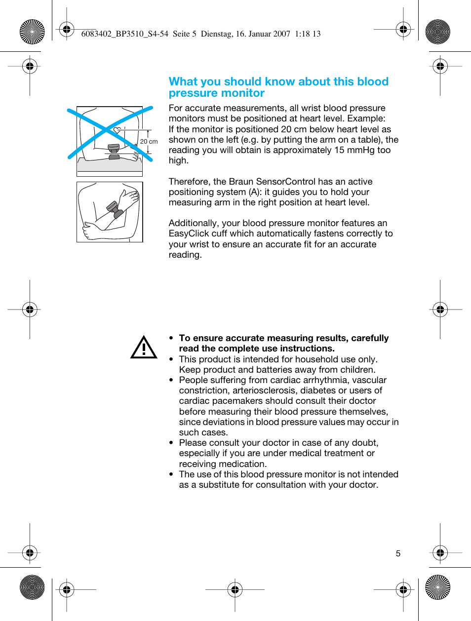 Braun BP3510 User Manual | Page 5 / 53