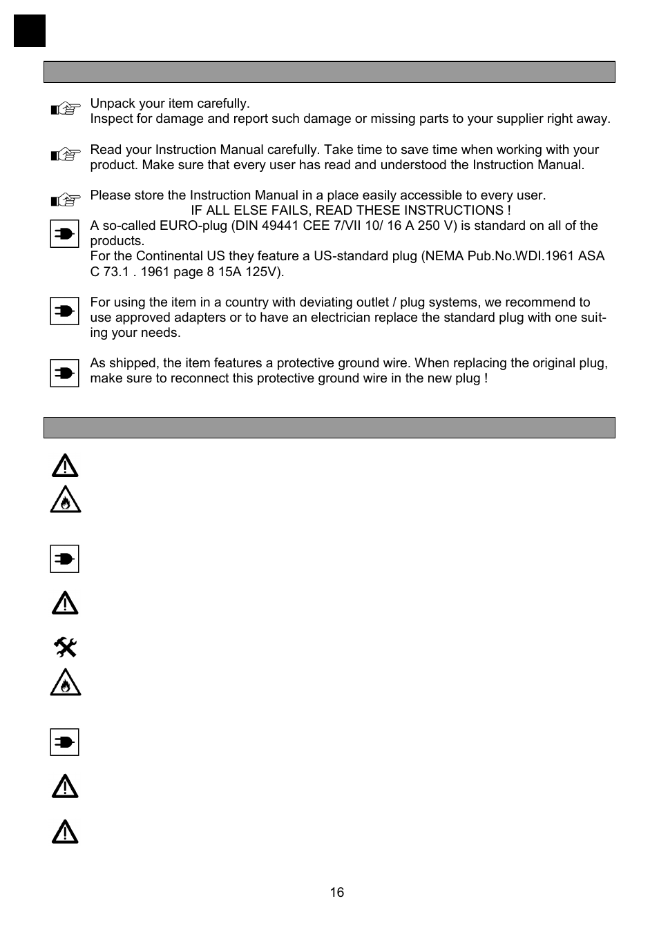 General information, Safety information | Heidolph RZR 2041 User Manual | Page 16 / 58