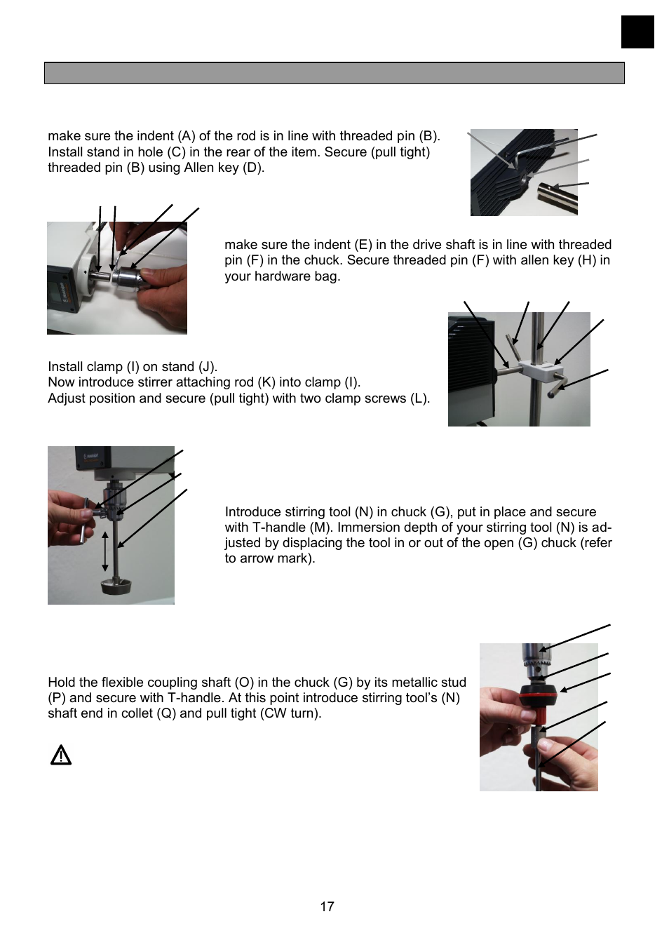 Set-up | Heidolph RZR 2041 User Manual | Page 17 / 58