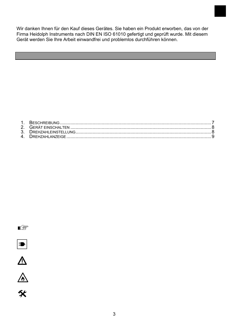 Deutsch, Seite 3 | Heidolph RZR 2041 User Manual | Page 3 / 58