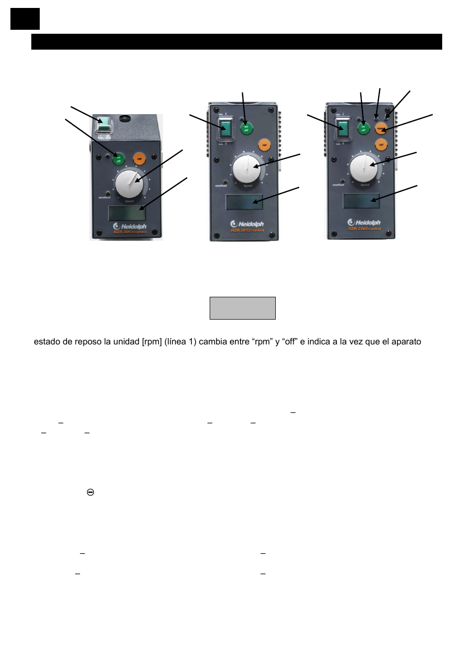 Manejo y funcionamiento | Heidolph RZR 2102 control Z User Manual | Page 46 / 68