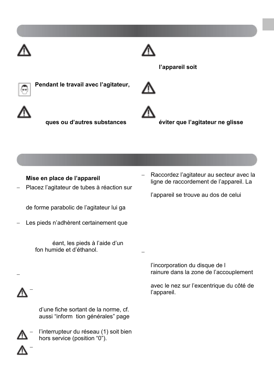 A. montage, Mise en place de l’appareil, Raccordement électrique | Montage et accessoires | Heidolph REAX control User Manual | Page 23 / 44