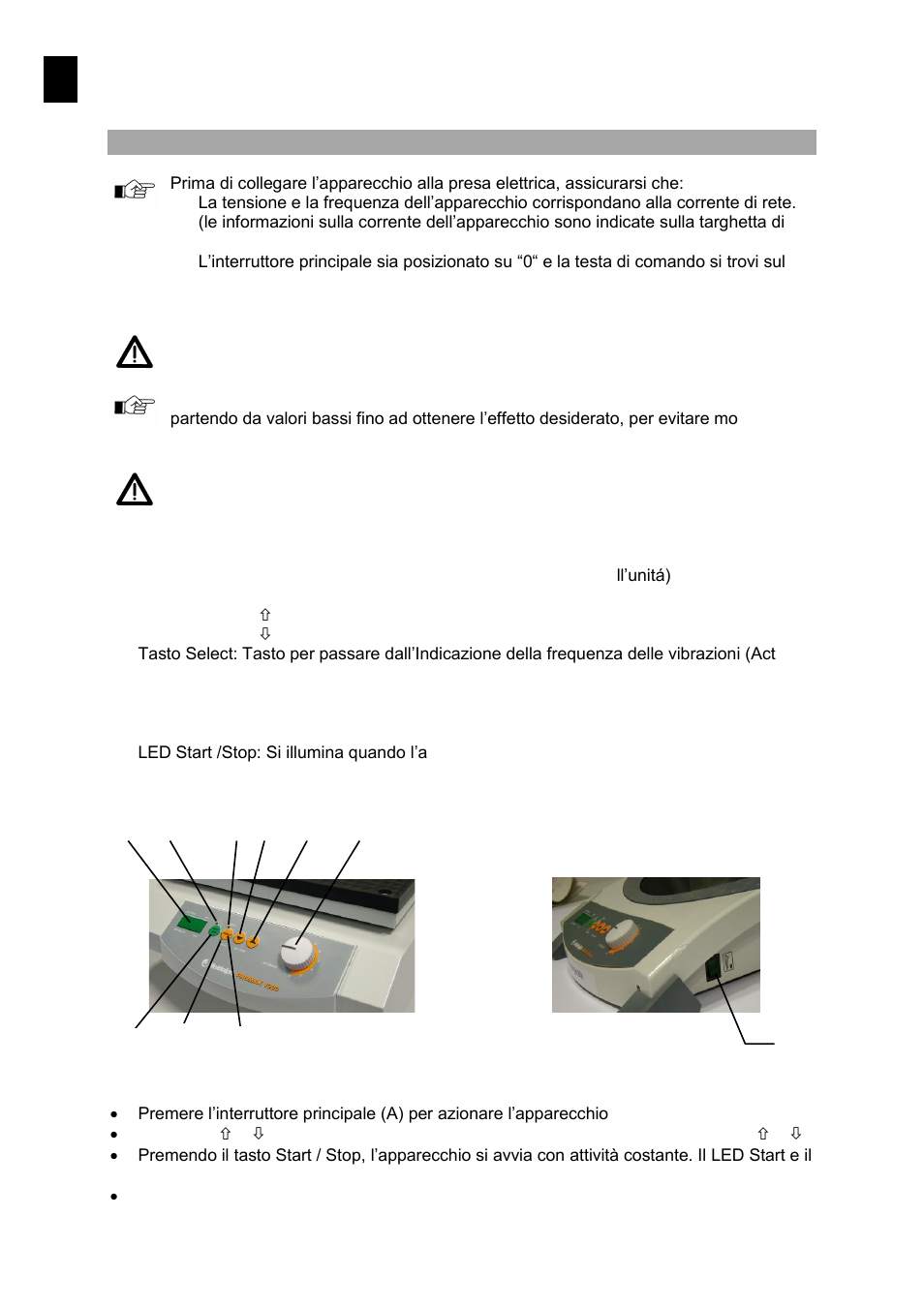 Funzionamento | Heidolph Multi Reax User Manual | Page 54 / 60