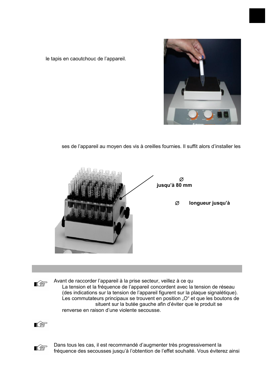 Utilisation et fonctionnement | Heidolph ROTAMAX 120 User Manual | Page 29 / 60