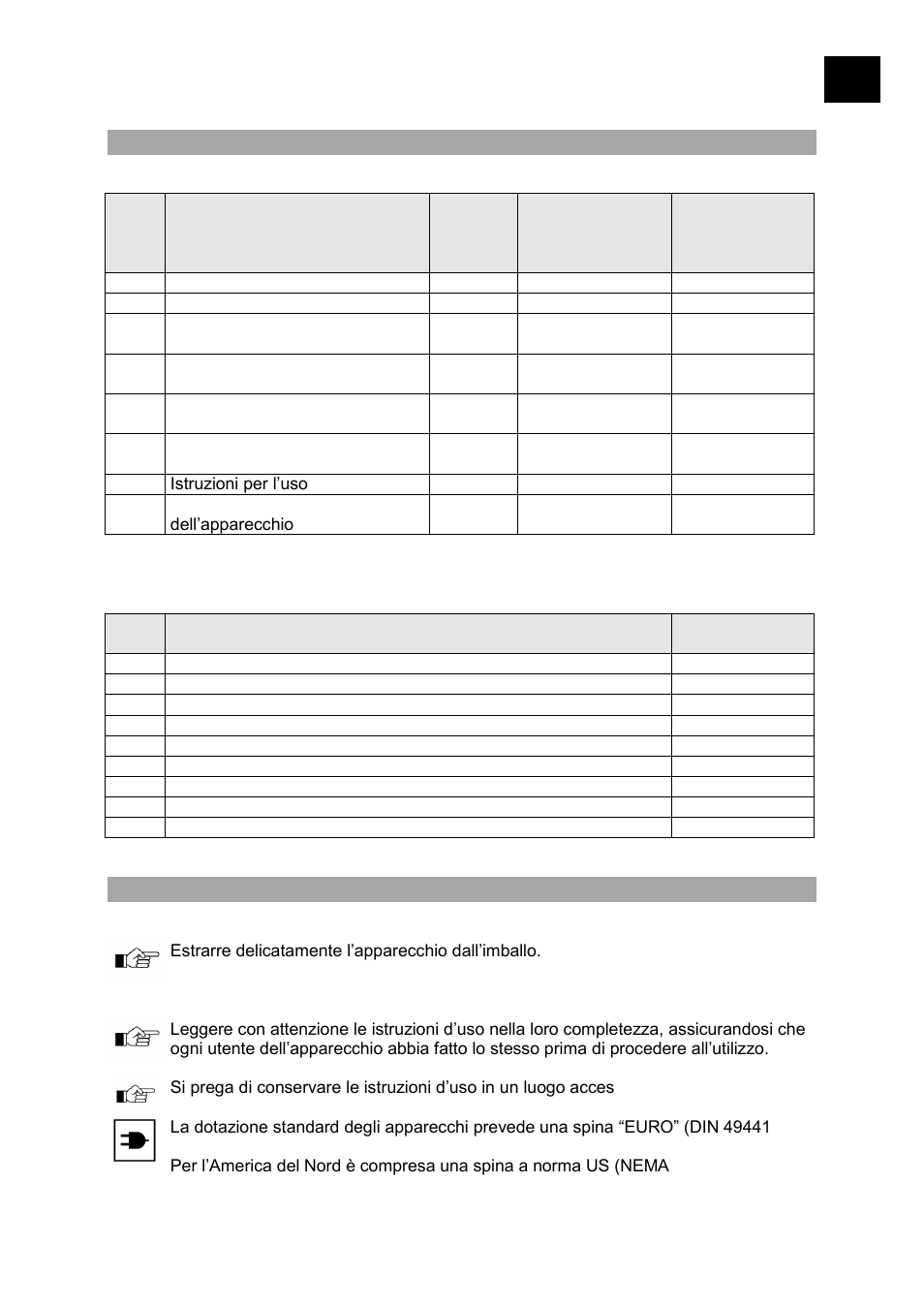 Ii i ii, Entità della fornitura ed accessori, Informazioni generali | Heidolph POLYMAX 1040 User Manual | Page 55 / 68