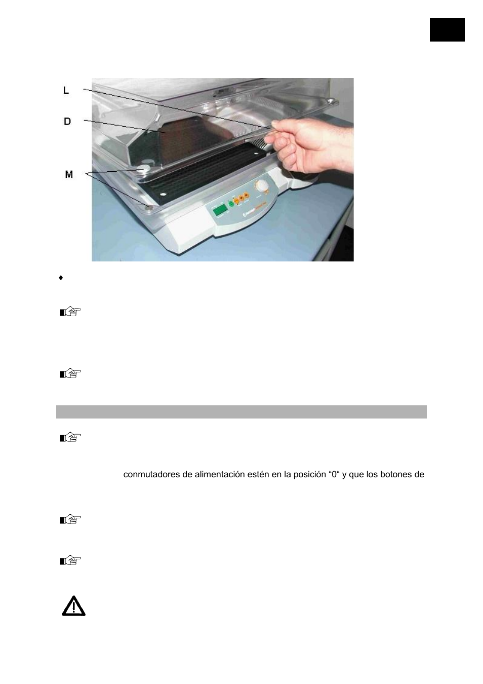 Manejo y funcionamiento | Heidolph Incubator 1000 User Manual | Page 45 / 64