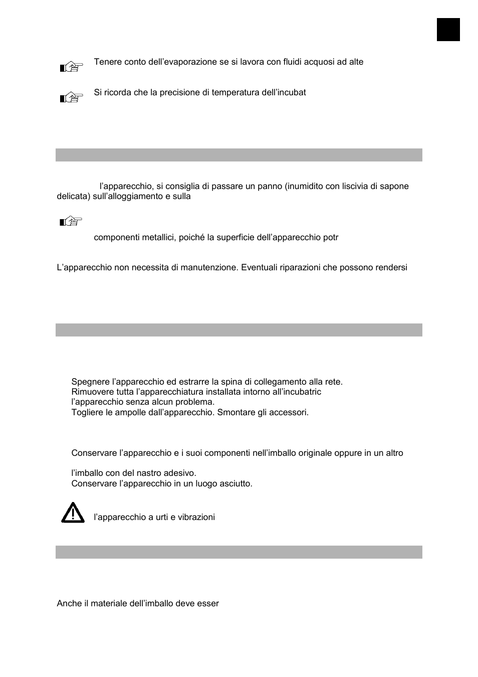 Pulizia e manutenzione, Smontaggio, trasporto e stoccaggio, Smaltimento | Heidolph Incubator 1000 User Manual | Page 59 / 64