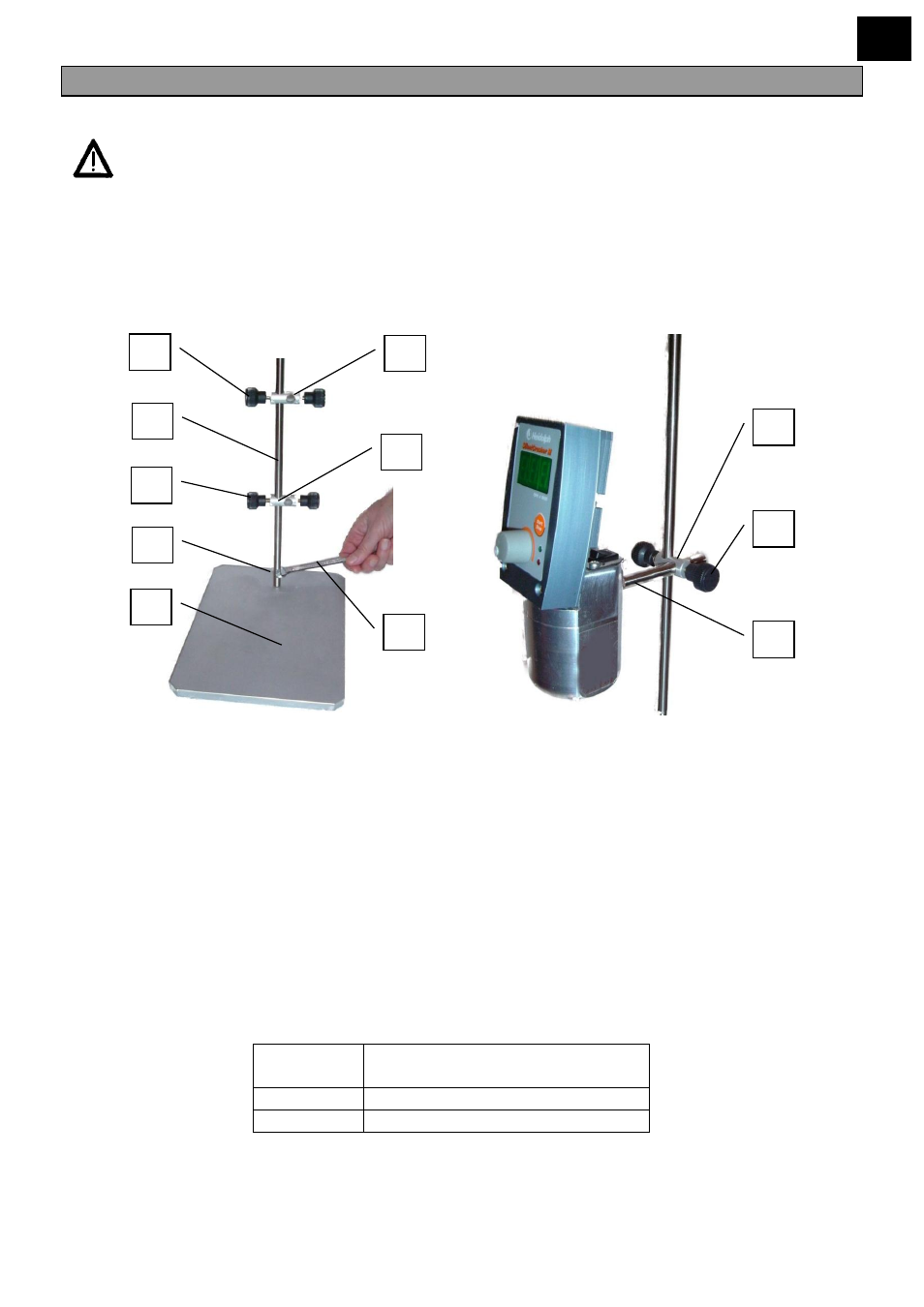 Montaggio, Reparazione del piedistallo, Se ordinato come opzione | Ontaggio unità principale | Heidolph SilentCrusher M User Manual | Page 121 / 146