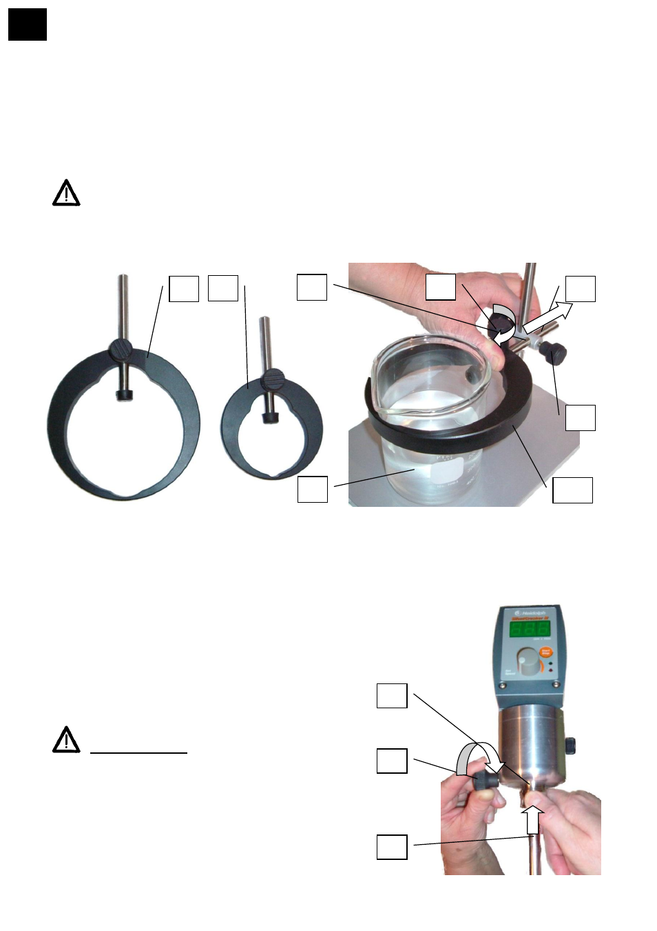 Nserimento dello strumento per la dispersione, Tandard | Heidolph SilentCrusher M User Manual | Page 122 / 146