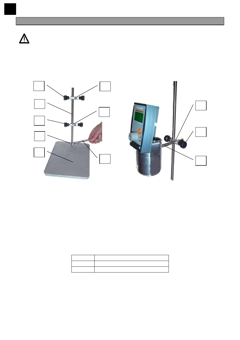 Assembly, Et up, Tand | If ordered as an option, Ount, Rive, Essel with, Essel, Etainer | Heidolph SilentCrusher M User Manual | Page 34 / 146
