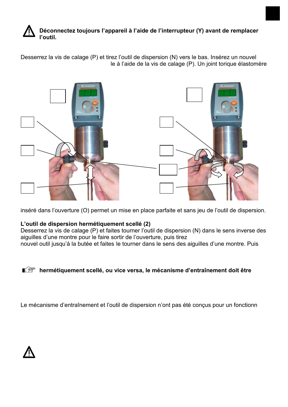 Uree de fonctionnement | Heidolph SilentCrusher M User Manual | Page 69 / 146