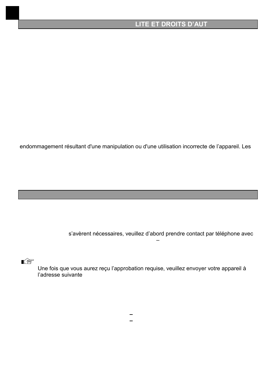 Garantie, responsabilite et, Droits d’auteur, Questions / reparations | Heidolph SilentCrusher M User Manual | Page 86 / 146