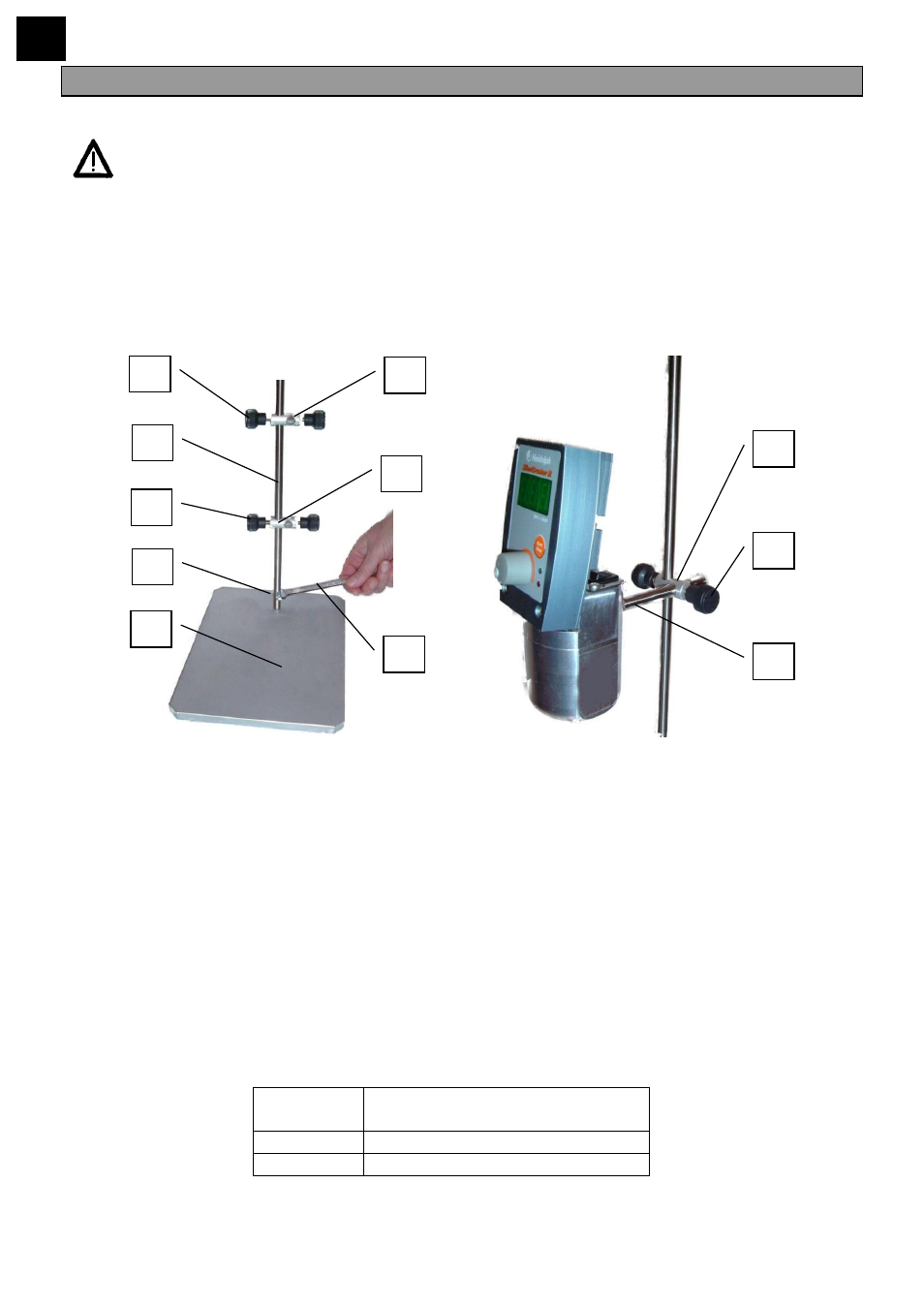 Montaje, Ontaje de la base, Si se ordenó como una opción | Ontaje de la unidad de accionamiento | Heidolph SilentCrusher M User Manual | Page 92 / 146