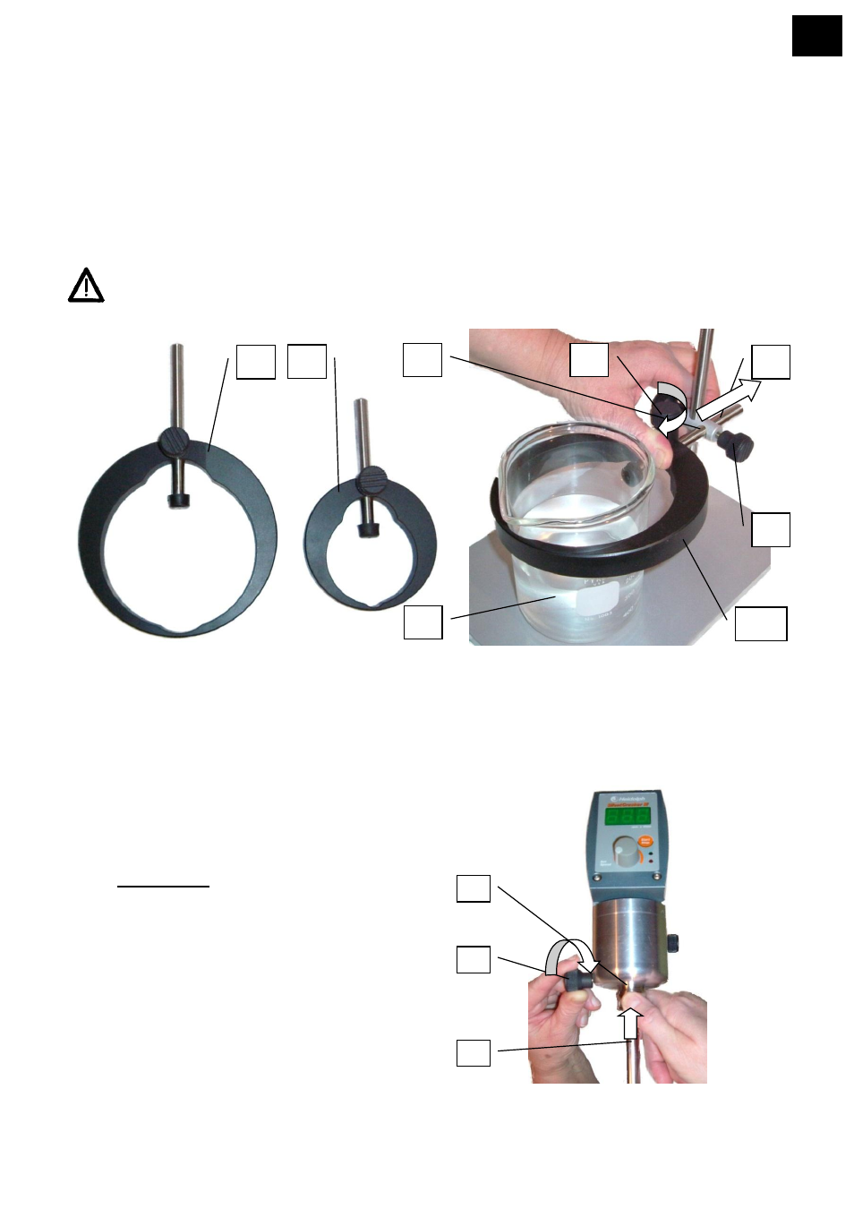 Nserción de la herramienta dispersante, Estándar | Heidolph SilentCrusher M User Manual | Page 93 / 146