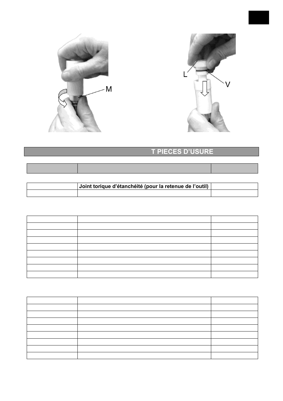 Pieces de rechange e, T pieces d’usure, Pieces de rechange e t pieces d’usure | Heidolph SilentCrusher S User Manual | Page 53 / 98