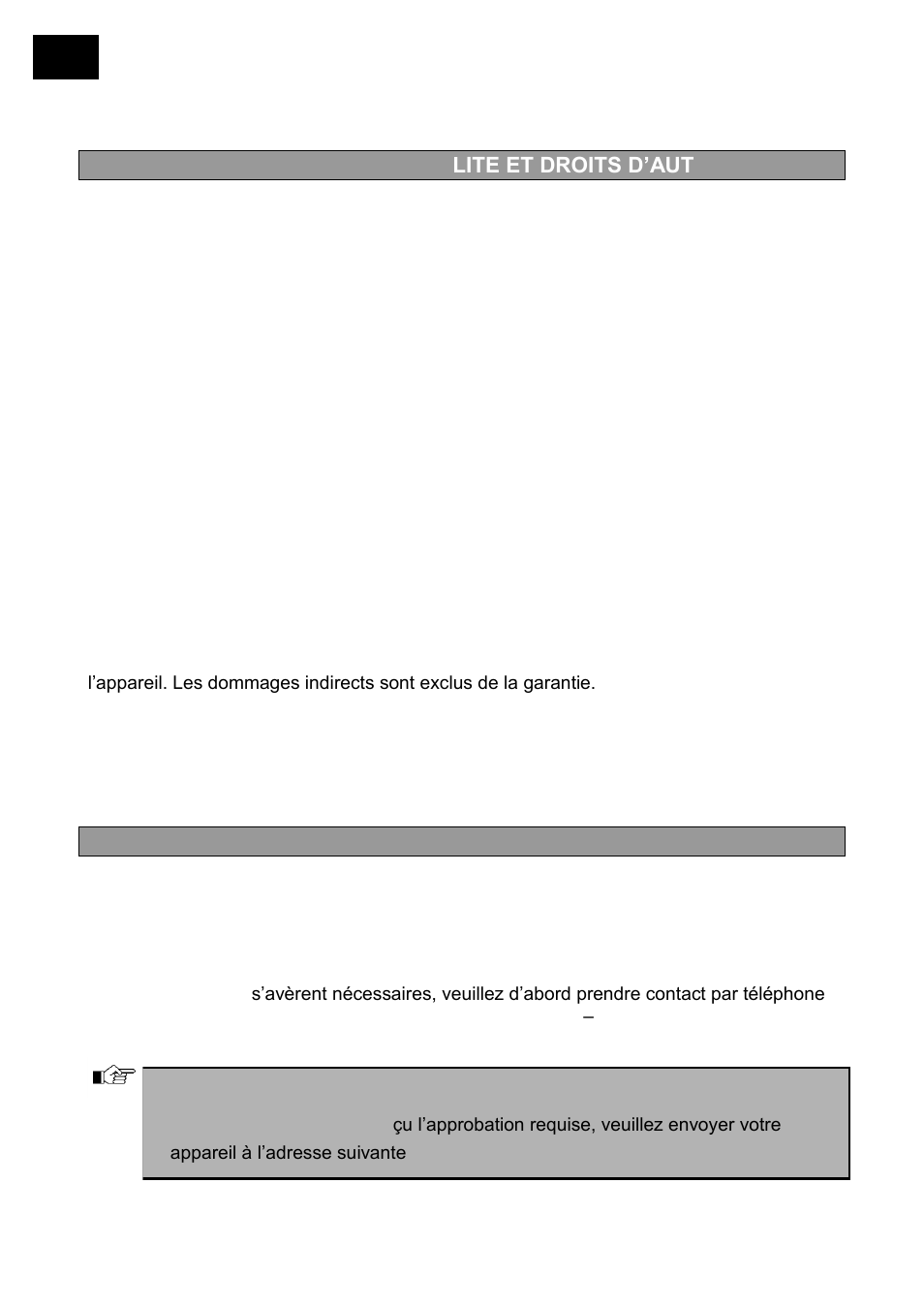 Garantie, responsabi, Lite et droits d’auteur, Questions / reparations | Heidolph SilentCrusher S User Manual | Page 58 / 98