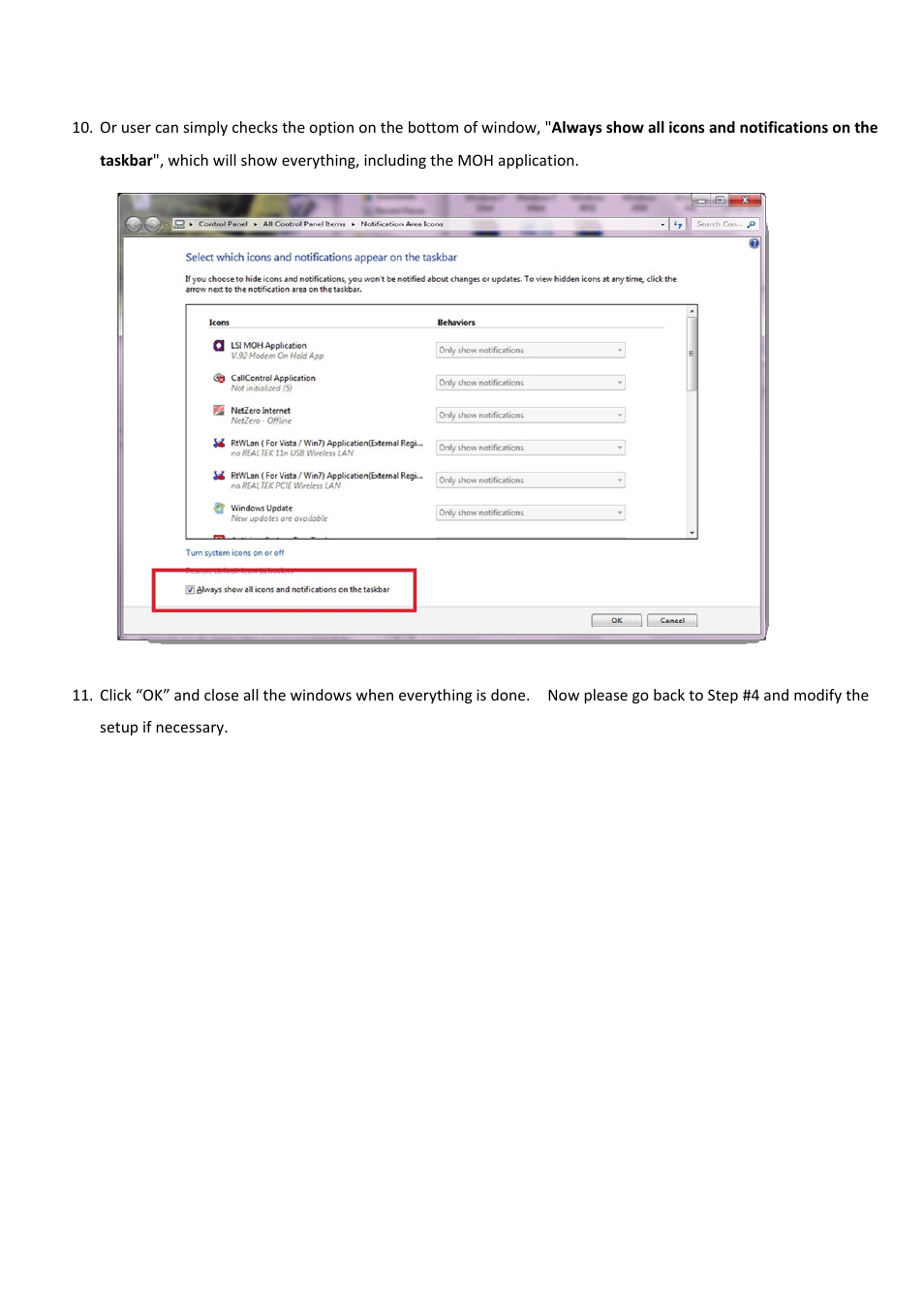 HiRO H50158 V92 56K User Manual | Page 13 / 20