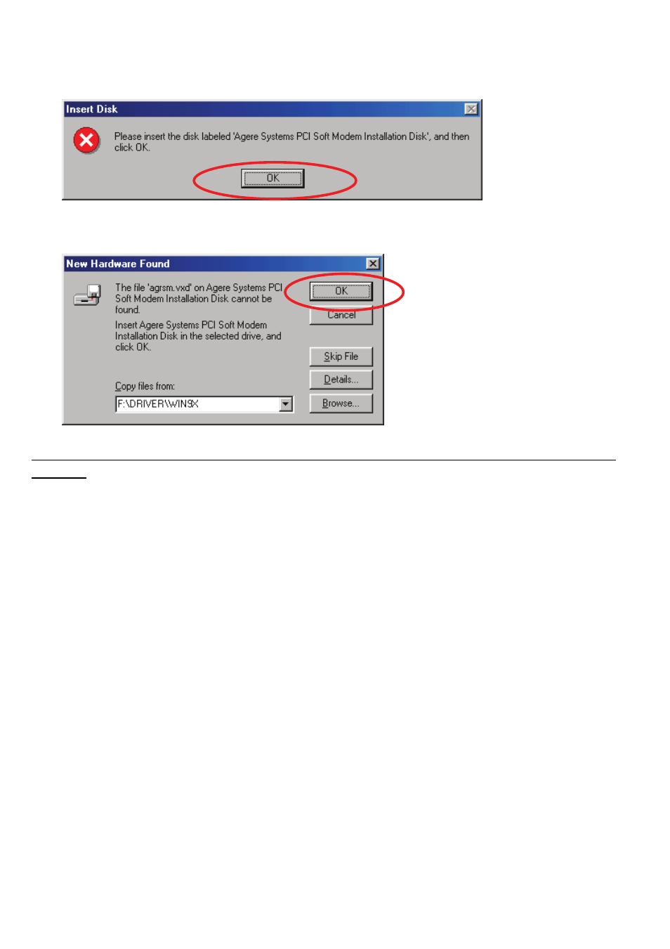 Cd:\autorun.exe | HiRO H50158 V92 56K User Manual | Page 6 / 20