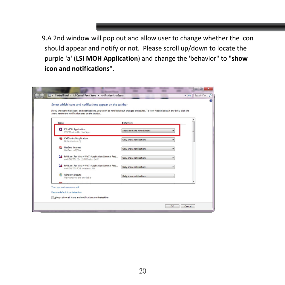 HiRO H50113 V92 56K User Manual | Page 21 / 36
