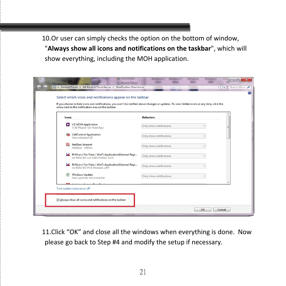 HiRO H50113 V92 56K User Manual | Page 22 / 36