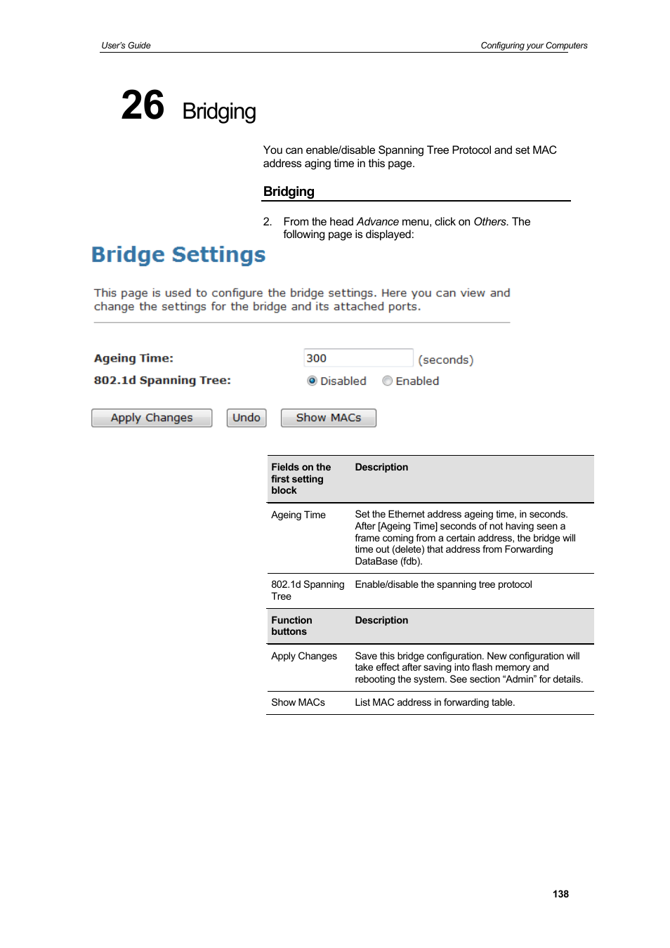 Bridging | HiRO H50212 User Manual | Page 138 / 211