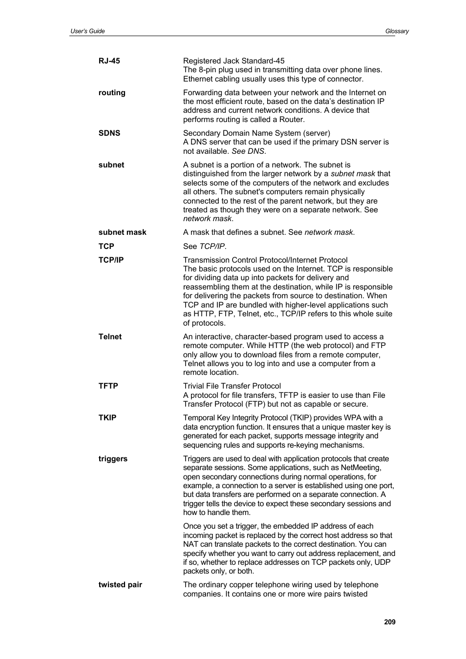 HiRO H50212 User Manual | Page 209 / 211