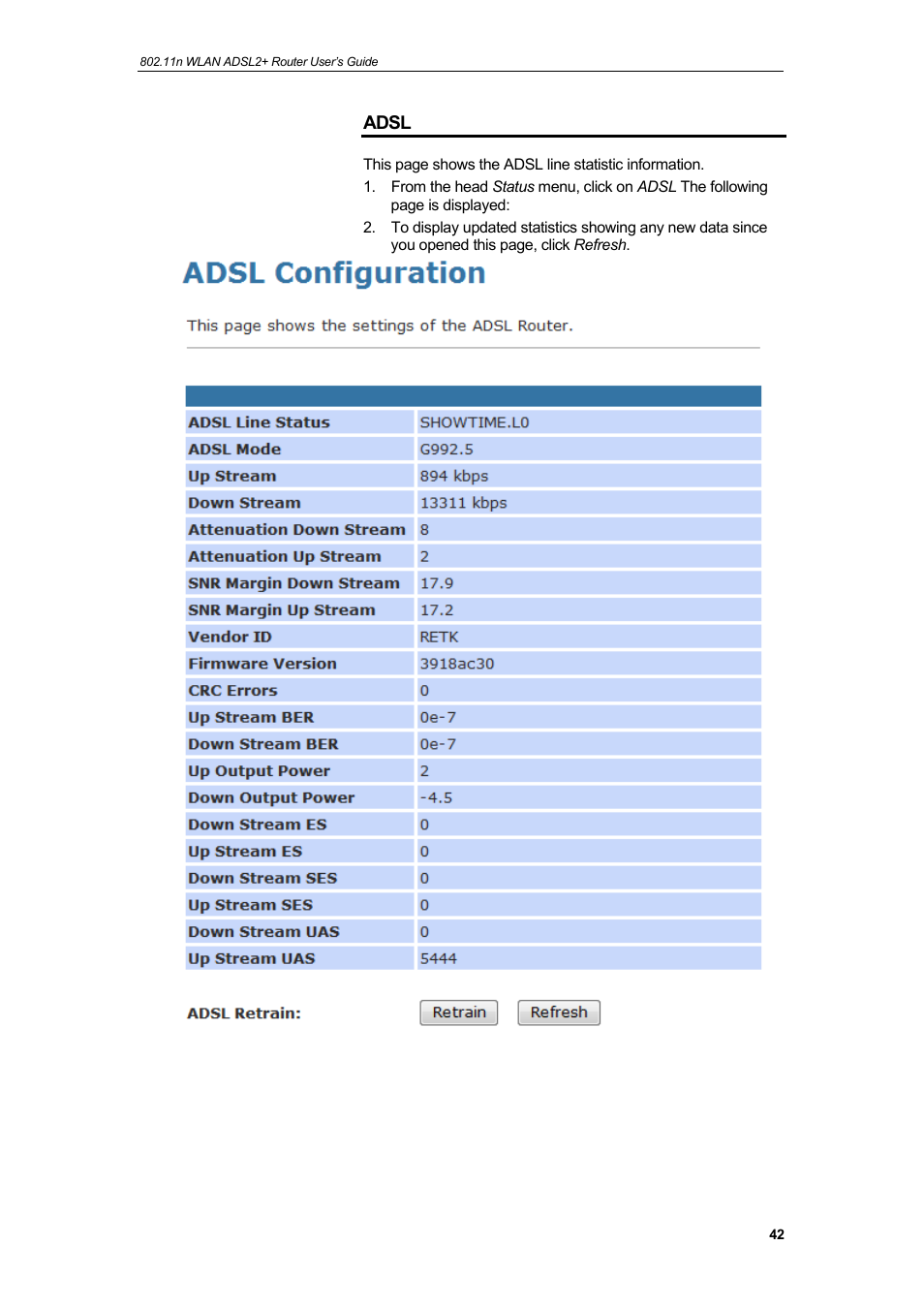 Adsl | HiRO H50212 User Manual | Page 42 / 211