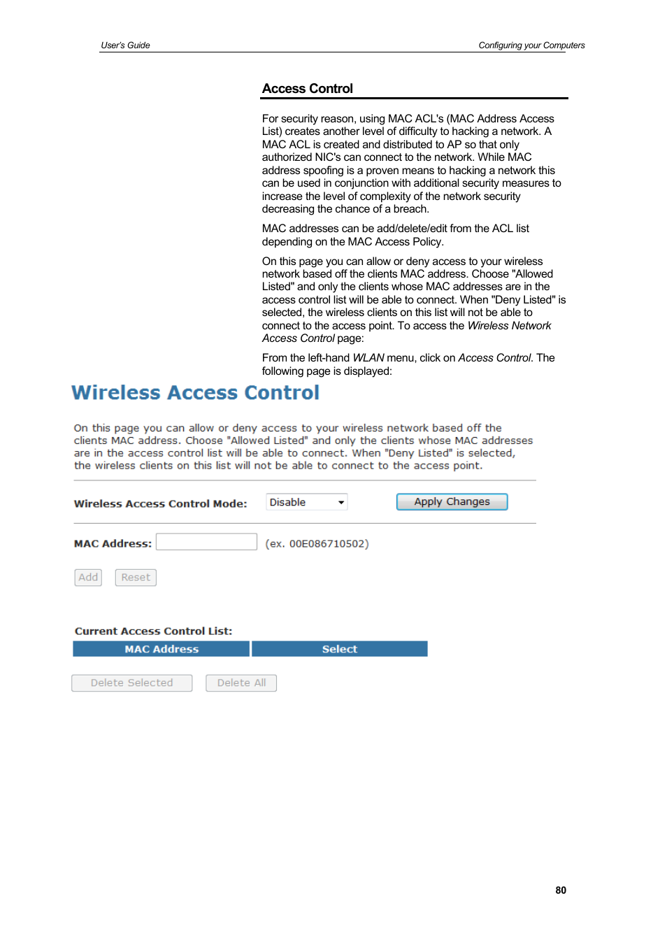 Access control | HiRO H50212 User Manual | Page 80 / 211