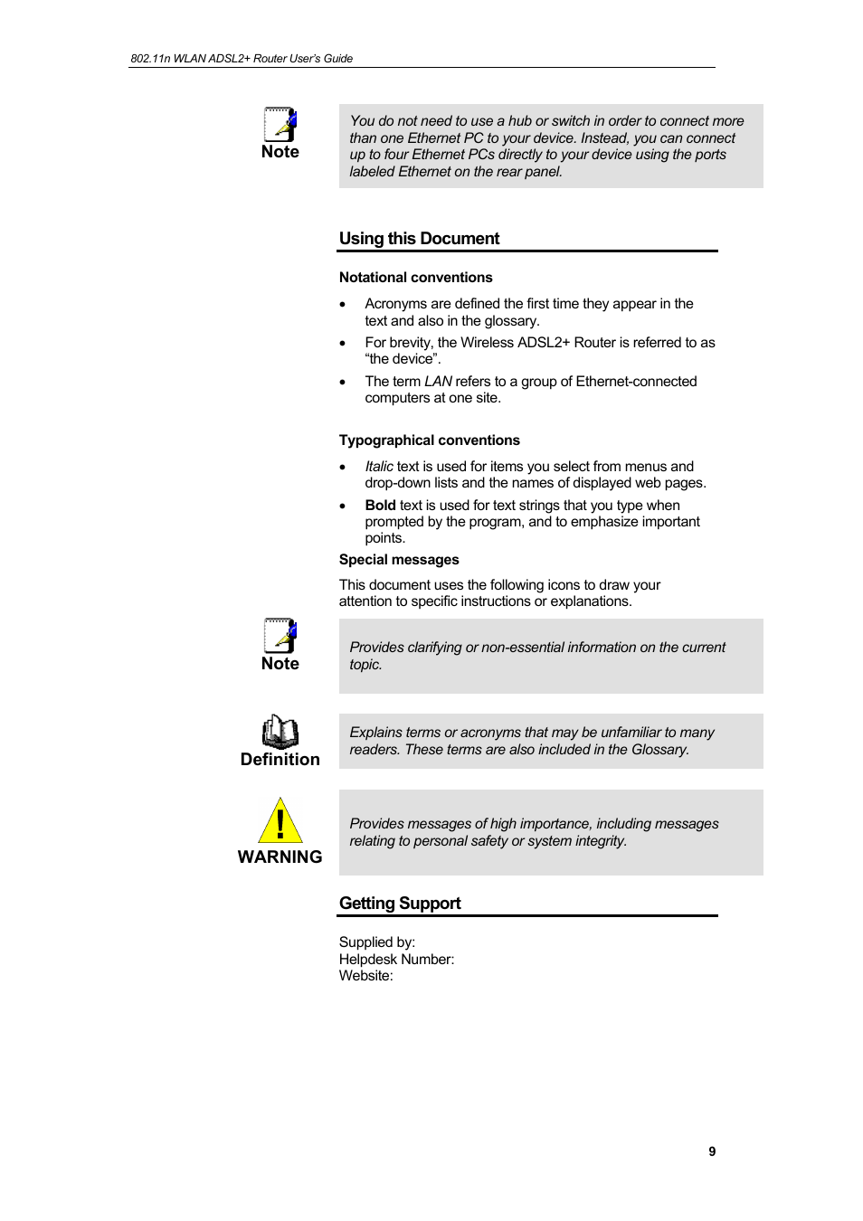 HiRO H50212 User Manual | Page 9 / 211