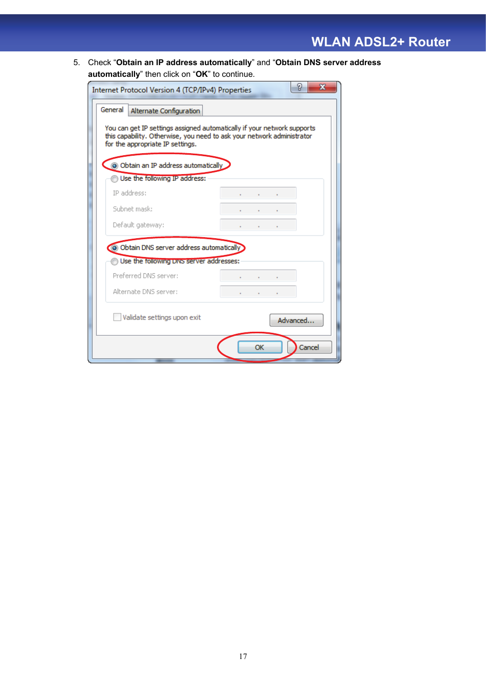 Wlan adsl2+ router | HiRO H50188 User Manual | Page 19 / 71